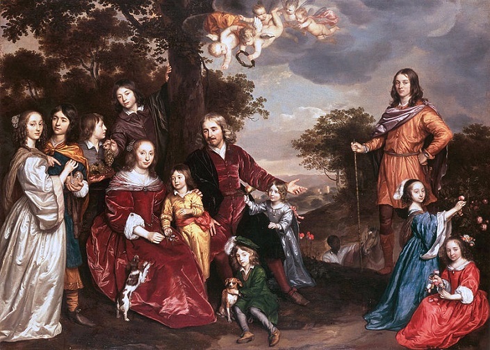 Willem van Kerckhoven and Family 1652   by Johannes Mijtens (ca. 1614-1670)  Haags Historisch Museum